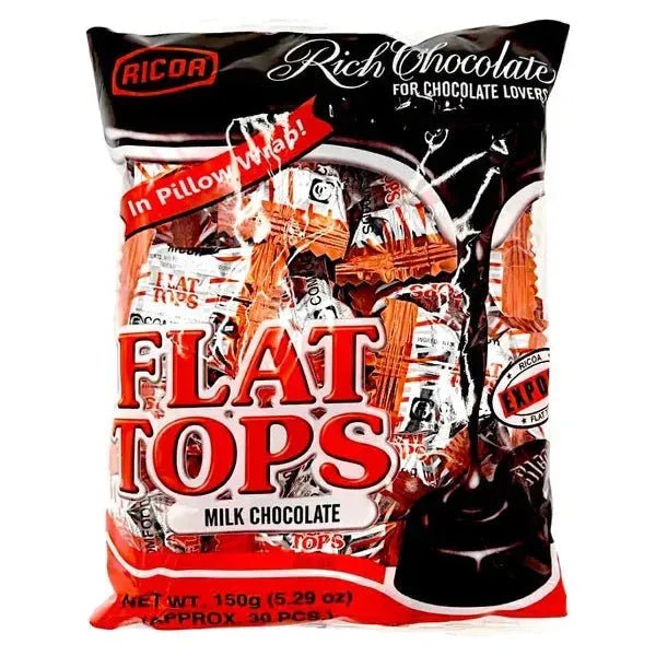 Ricoa Flat Tops Chocolate 150g - Golden Buffalo Grocery Store
