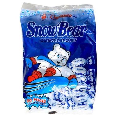 Snow Bear Methol Ball Candy