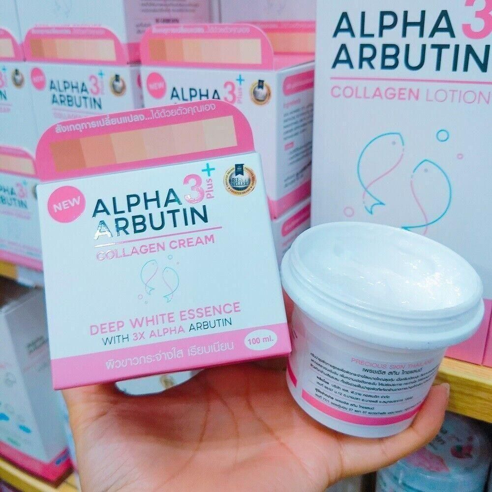 Alpha 3plus Arbutin Collagen 3 Plus Cream 100ml - Golden Buffalo Grocery Store