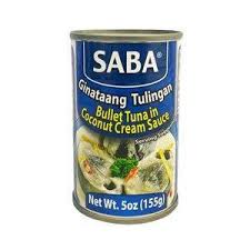 Saba Ginataang Tulingan (Bullet Tuna in Coconut Cream Sauce)155g - Golden Buffalo Grocery Store