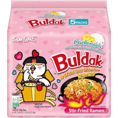 Sam Yang Hot Chicken Ramen Carbonara 650g - Golden Buffalo Grocery Store
