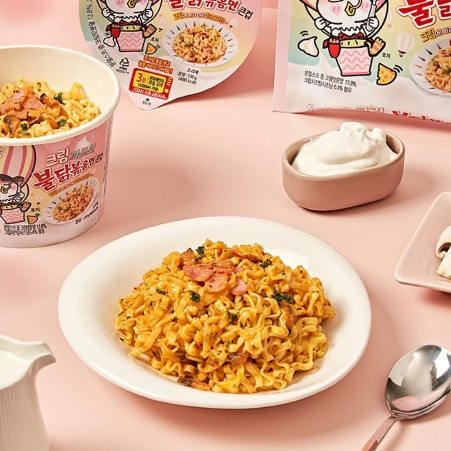 Samyang Cream Carbonara Hot Chicken Ramen 5pk - Golden Buffalo Grocery Store