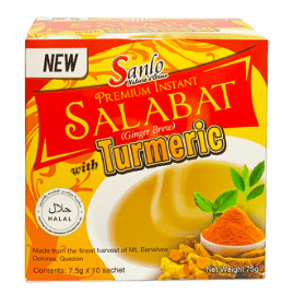 Sanlo Premium Instant Ginger Tea Salabat with Turmeric 75g - Golden Buffalo Grocery Store