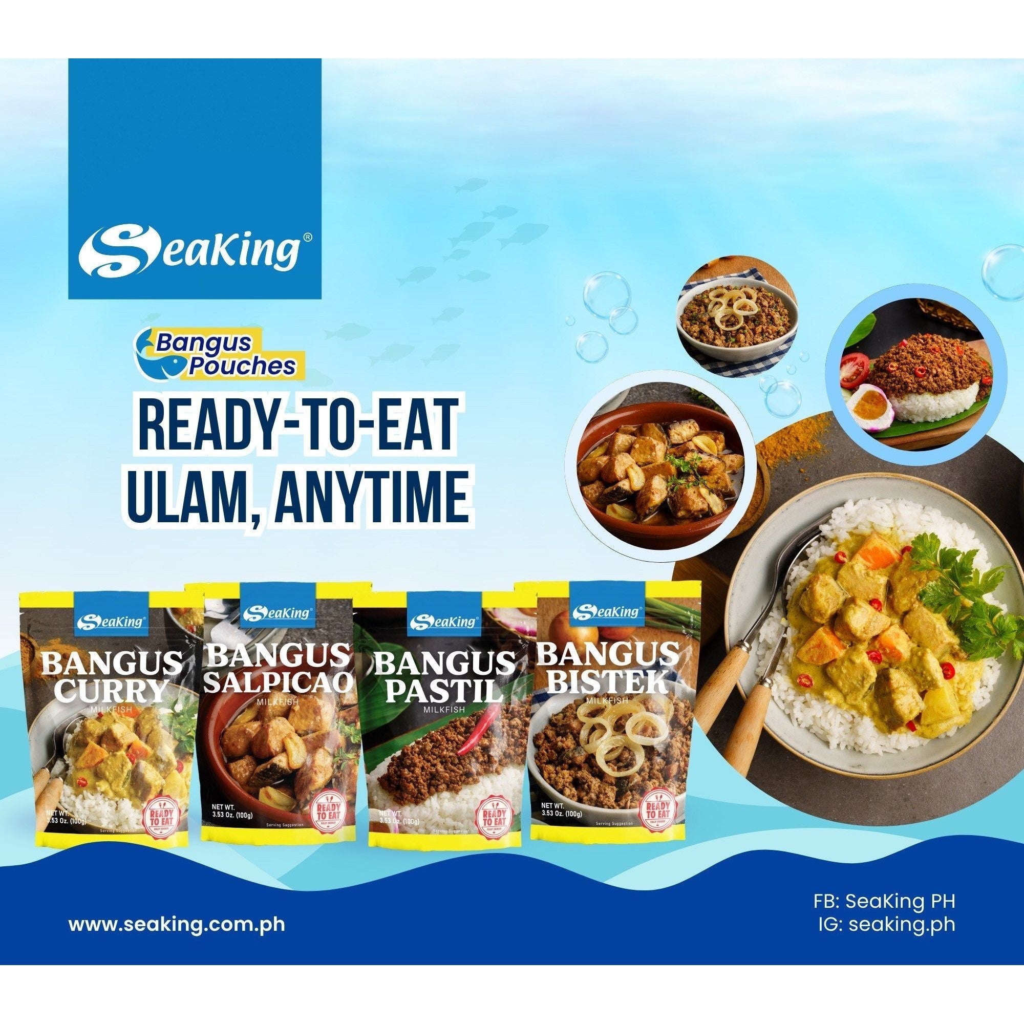 Seaking Bangus Pastil 100g - Golden Buffalo Grocery Store