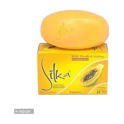 Silka Whitening Herbal Soap 135g Papaya - Golden Buffalo Grocery Store