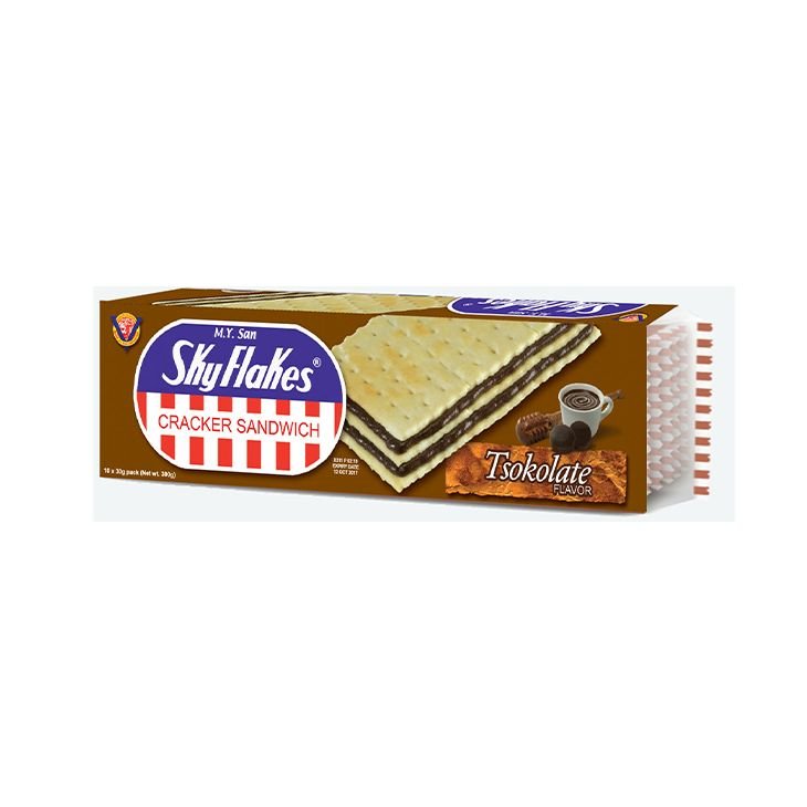 Skyflakes Cracker Sandwich Tsokolate 300g - Golden Buffalo Grocery Store