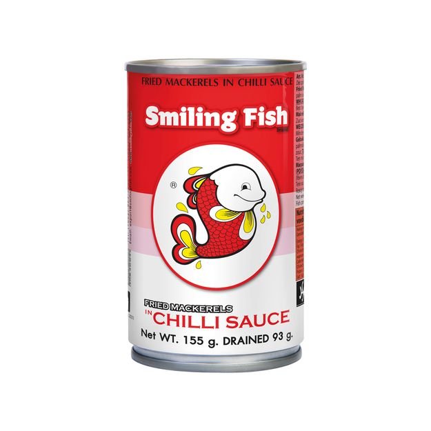Smiling Fish Fried Mackerel in Chili Sauce 155g - Golden Buffalo Grocery Store