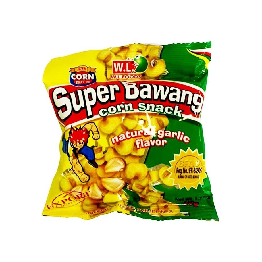 Super Bawang Corn Snack Natural Garlic Flavor - Golden Buffalo Grocery Store