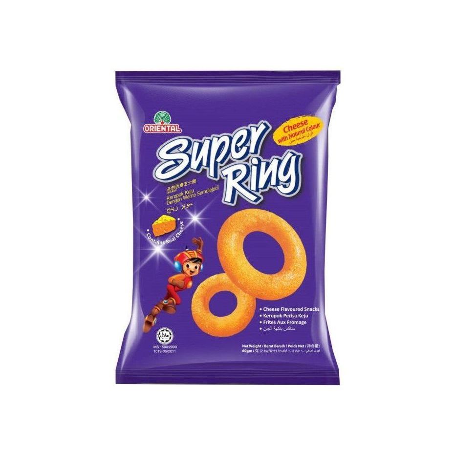 Super Ring Cheese Snack 60g - Golden Buffalo Grocery Store