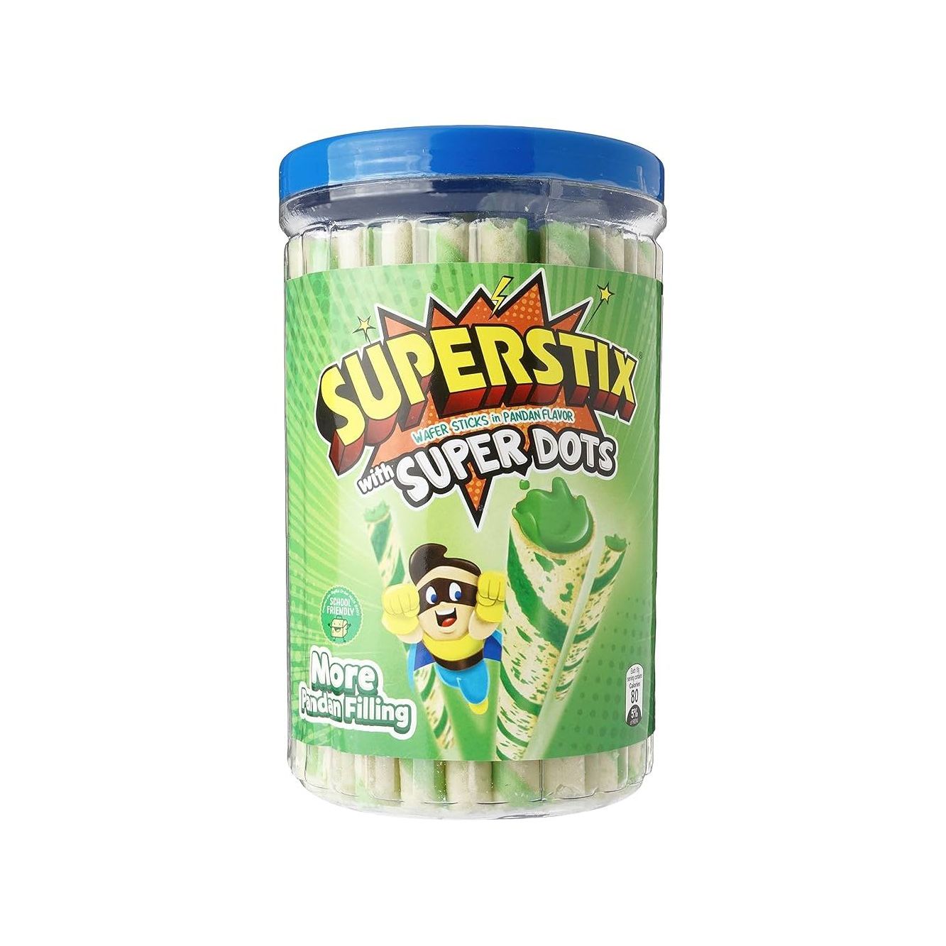 Super stix Pandan Wafer Sticks 330g - Golden Buffalo Grocery Store