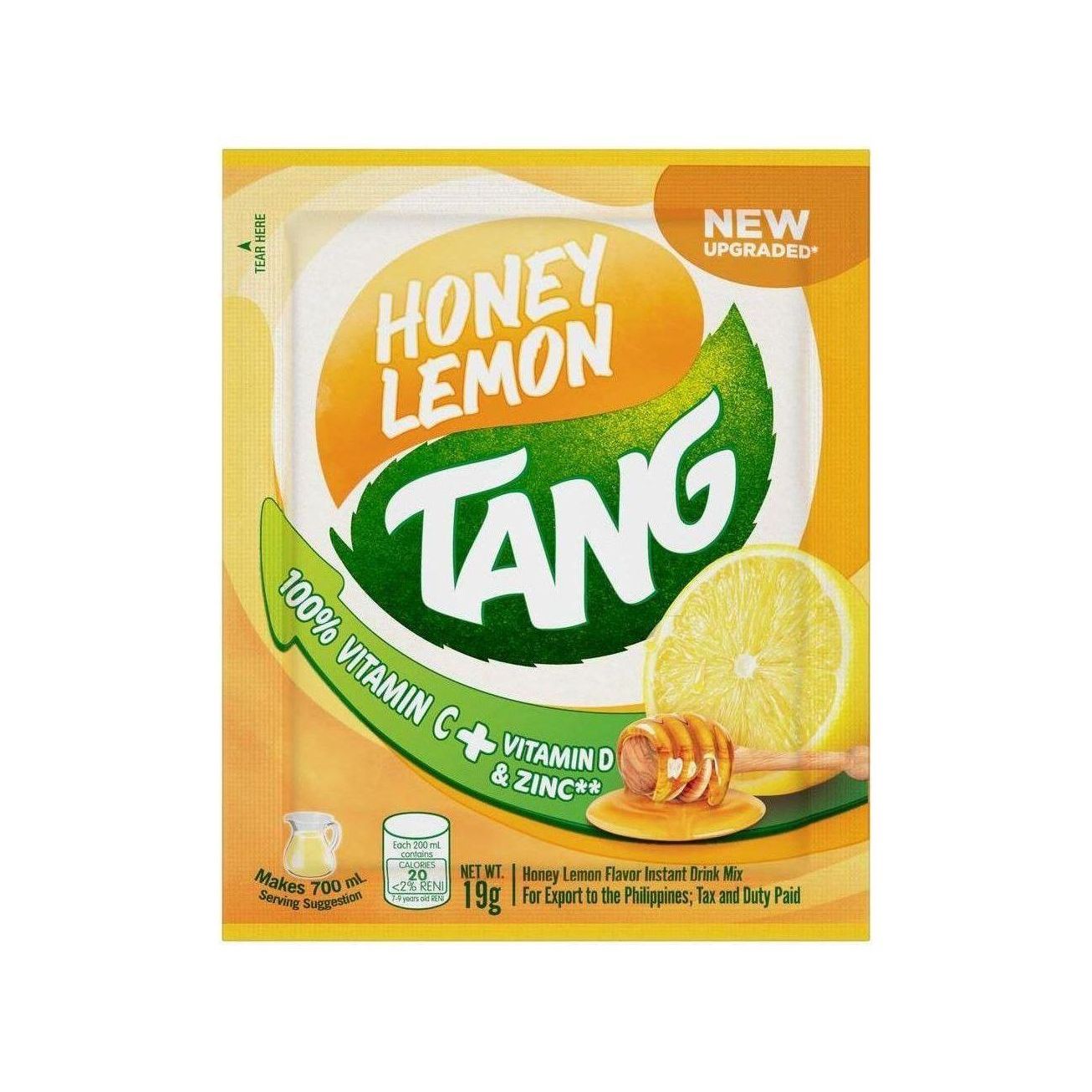 Tang Litro Honey Lemon 19g - Golden Buffalo Grocery Store