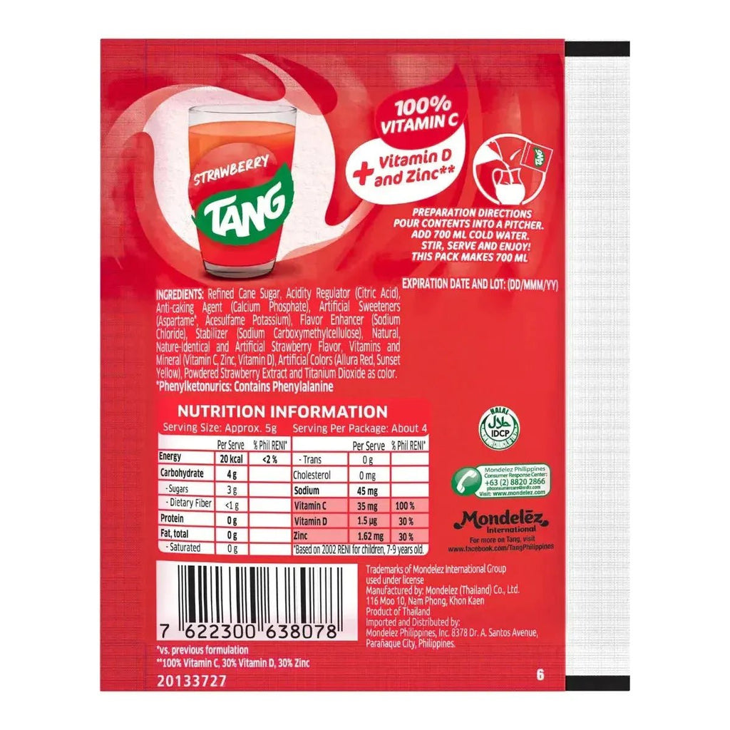 Tang Litro Strawberry 19g - Golden Buffalo Grocery Store