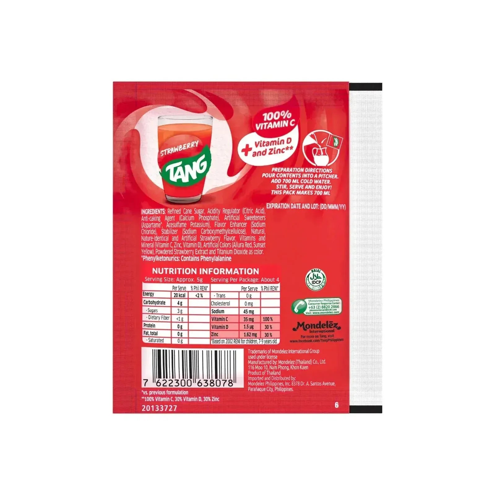 Tang Litro Strawberry 19g - Golden Buffalo Grocery Store