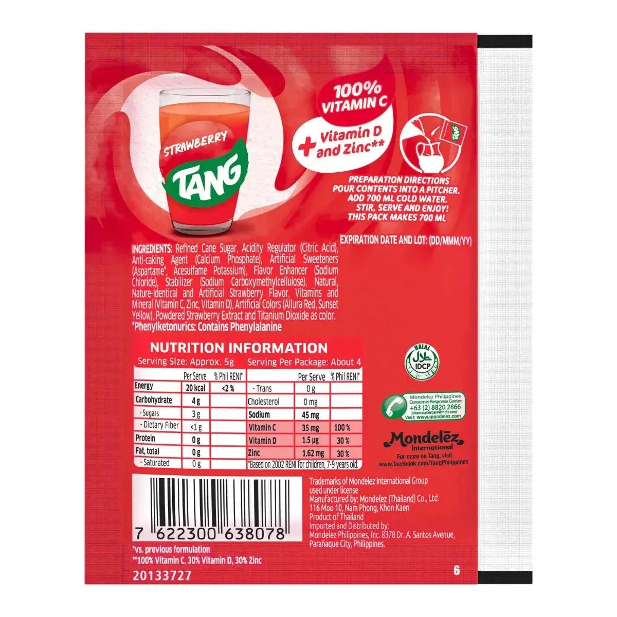 Tang Litro Strawberry 19g - Golden Buffalo Grocery Store