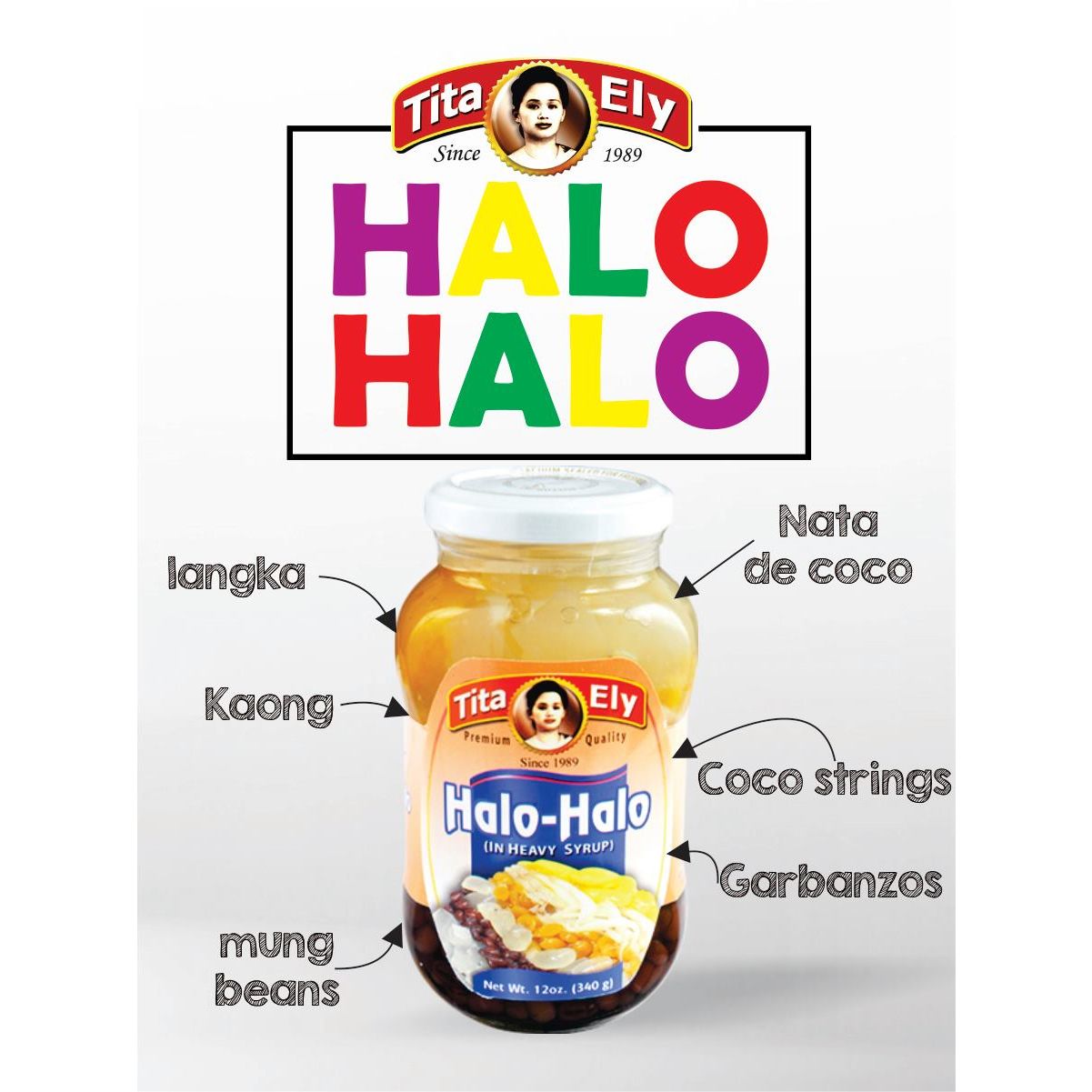 Tita Ely Halo Halo 340g - Golden Buffalo Grocery Store