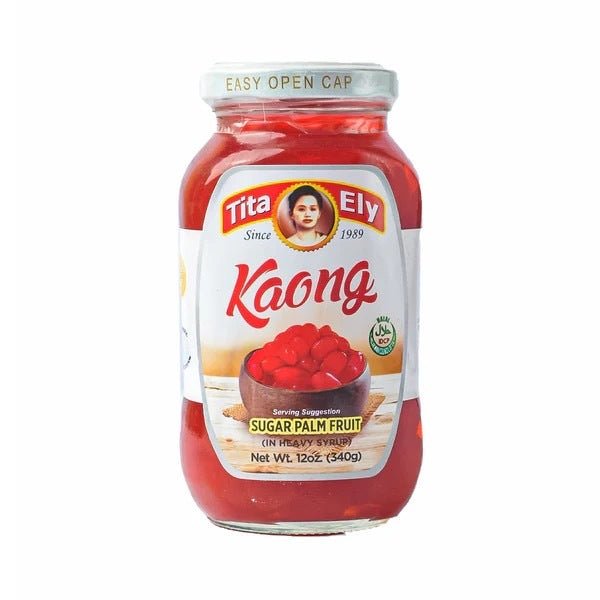 Tita Ely Kaong Palm Fruit 340g Red - Golden Buffalo Grocery Store