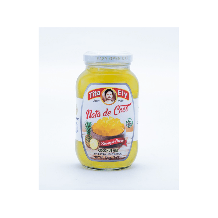 Tita Ely Nata De Coco Coconut Gel 340g - Pineapple - Golden Buffalo Grocery Store
