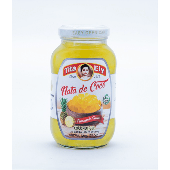 Tita Ely Nata De Coco Coconut Gel 340g - Pineapple - Golden Buffalo Grocery Store