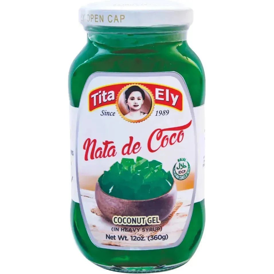 Tita Ely Nata De Coco Coconut Gel Green - Golden Buffalo Grocery Store