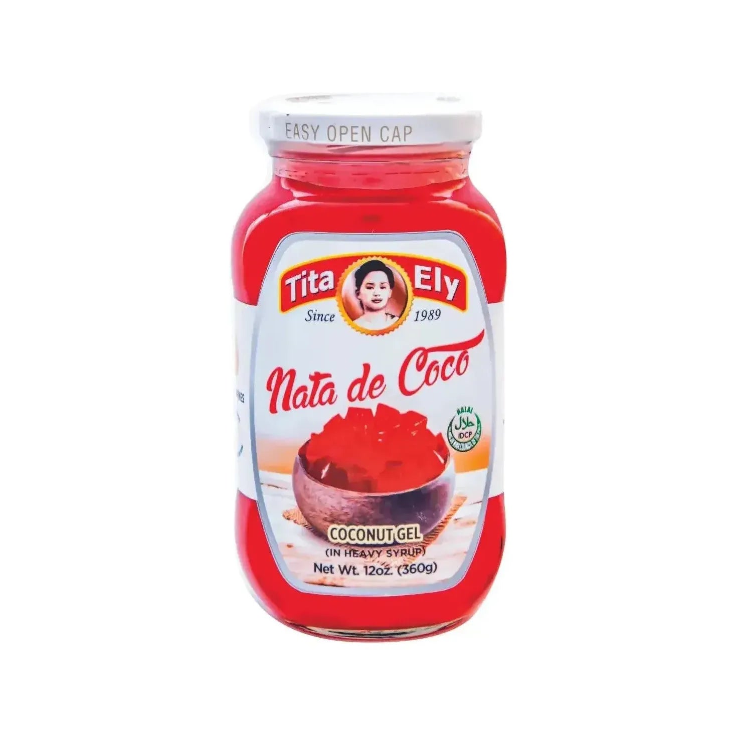 Tita Ely Nata De CoCoconut Gel Red 340g - Golden Buffalo Grocery Store
