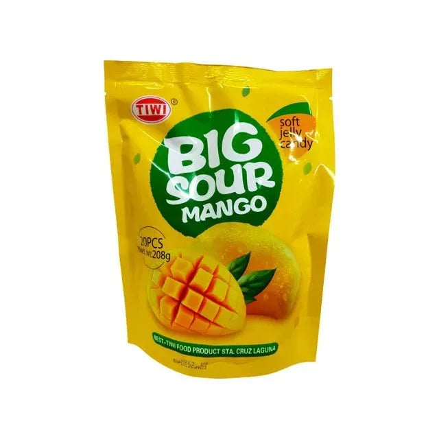 Tiwi Big Sour Mango Soft Jelly Candy 210g - Golden Buffalo Grocery Store