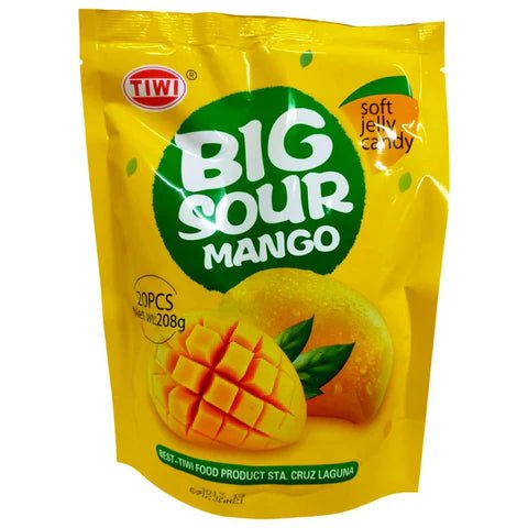 Tiwi Big Sour Mango Soft Jelly Candy 210g - Golden Buffalo Grocery Store