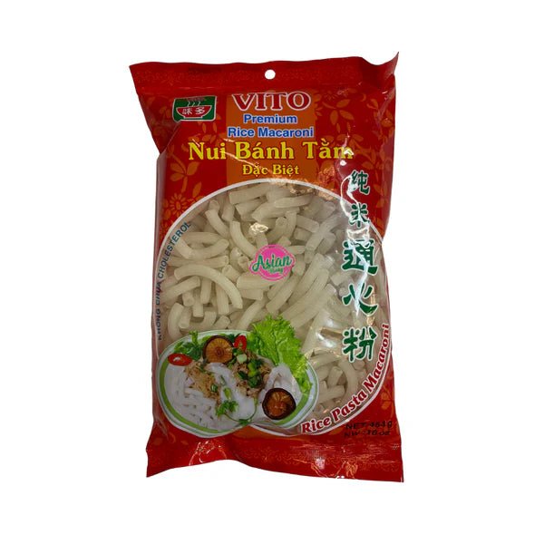 Vito Rice Macaroni (Nui Banh Tam) 454g - Golden Buffalo Grocery Store