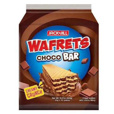 Wafrets Choco Bar 24g x 10 - Golden Buffalo Grocery Store