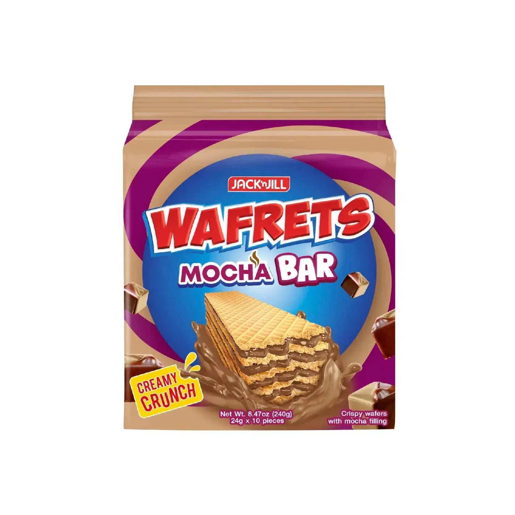 Wafrets Mocha Bar 240g - Golden Buffalo Grocery Store