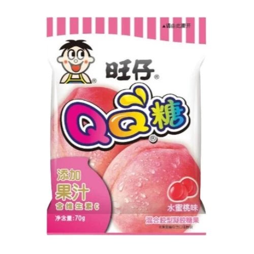 Want Want QQ Gummies Peach 70g - Golden Buffalo Grocery Store