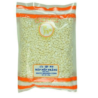 White Peeled Broken Corn 500g - Golden Buffalo Grocery Store