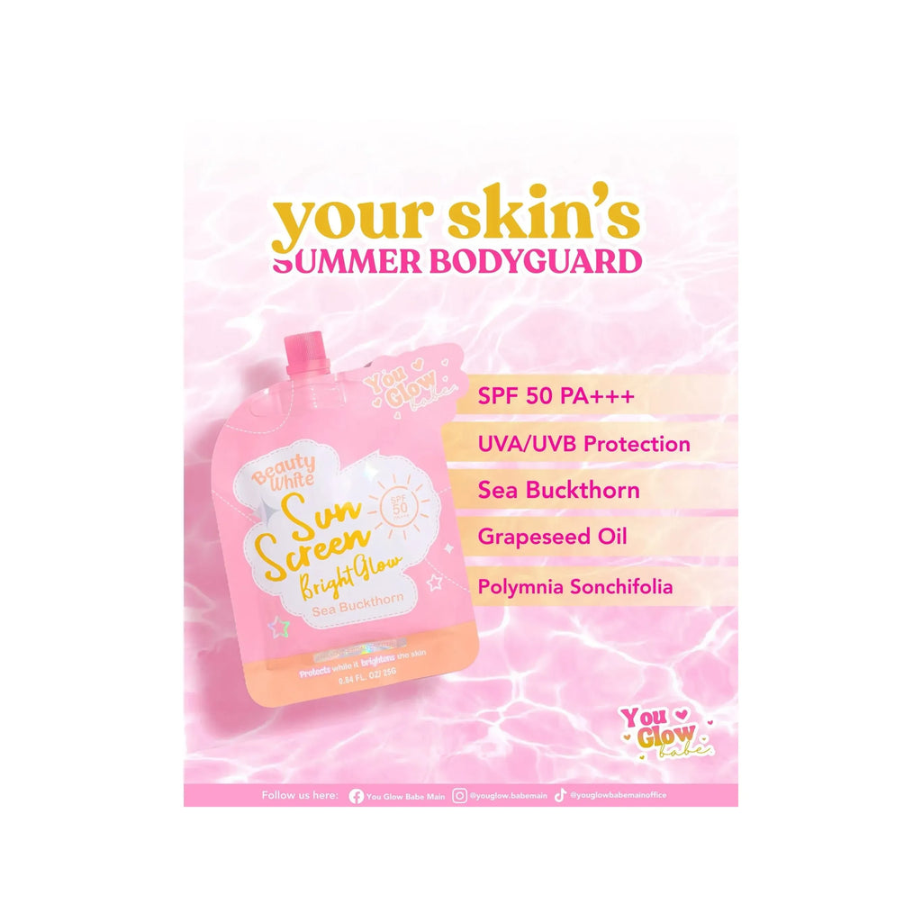 You Glow Babe Sun Screen Bright Glow (Twin Pack) - Golden Buffalo Grocery Store