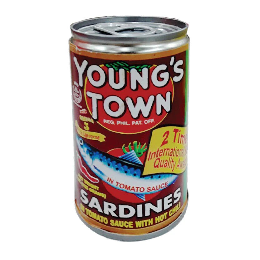 Young's Town Sardines in Tomato Sauce with Hot Chili 155g - Golden Buffalo Grocery Store