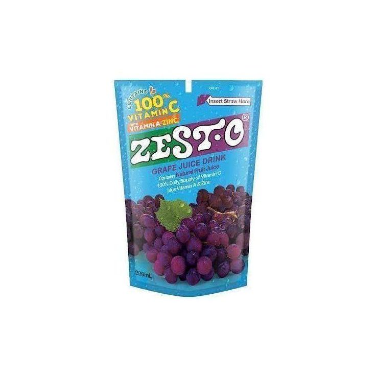 Zest O Grape Juice 200ml - Golden Buffalo Grocery Store