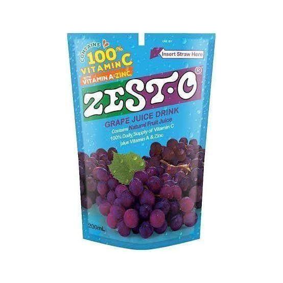 Zest O Grape Juice 200ml - Golden Buffalo Grocery Store