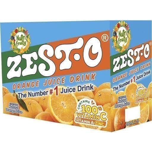 Zest O OrangeJuice Box (10 pouches) - Golden Buffalo Grocery Store